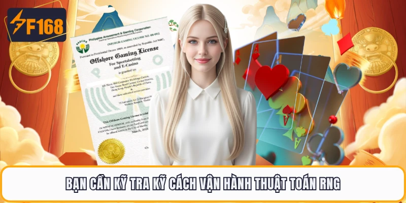 Giấy Phép Hoạt Động F168 - Chứng Nhận Hợp Pháp Mới 2026 4 Bạn cần kỹ tra kỹ cách vận hành thuật toán RNG