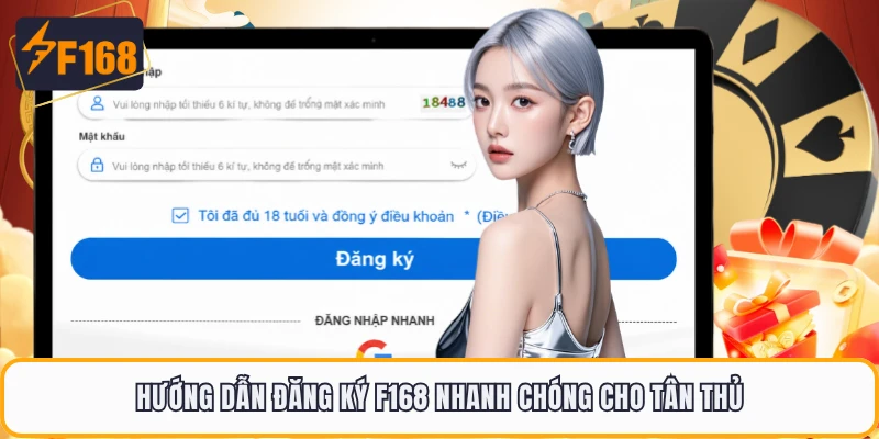 Đăng Ký F168 - Bắt Đầu Nhanh Và Dễ Dàng Chỉ Với Vài Bước 1 Hướng dẫn đăng ký F168 nhanh chóng cho tân thủ