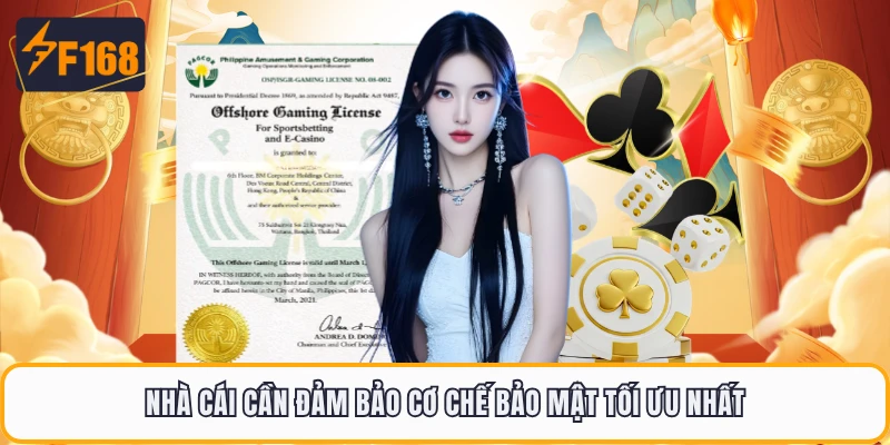 Giấy Phép Hoạt Động F168 - Chứng Nhận Hợp Pháp Mới 2026 2 Nhà cái cần đảm bảo cơ chế bảo mật tối ưu nhất